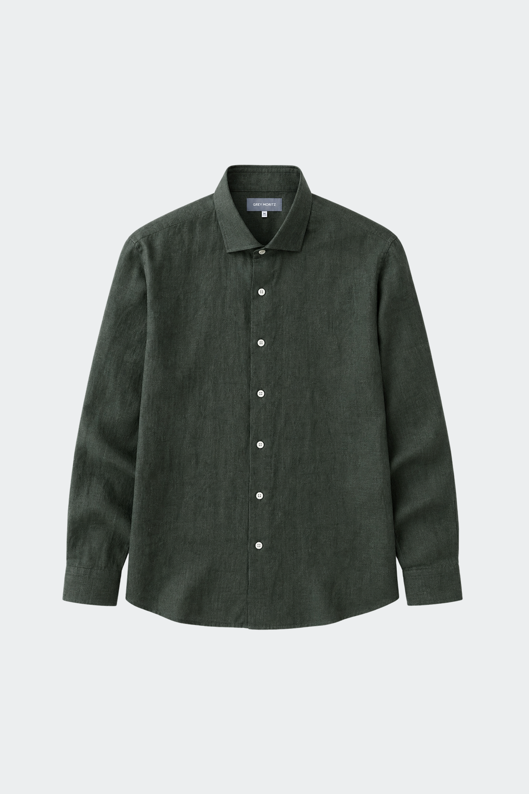 Dante | Men's Slim Fit Long Sleeve Linen Shirt