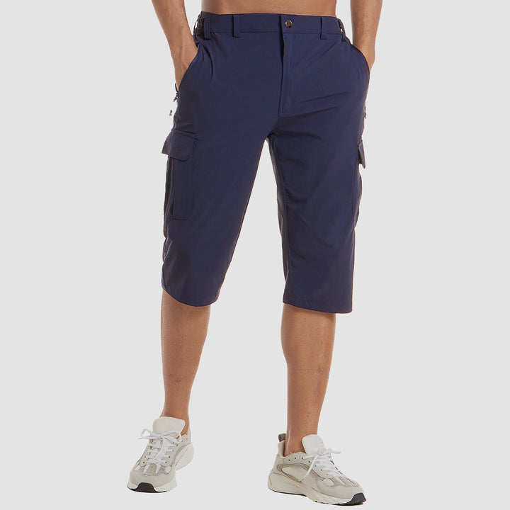 Terrain | Knee Length Multi Pocket Cargo Mens Shorts