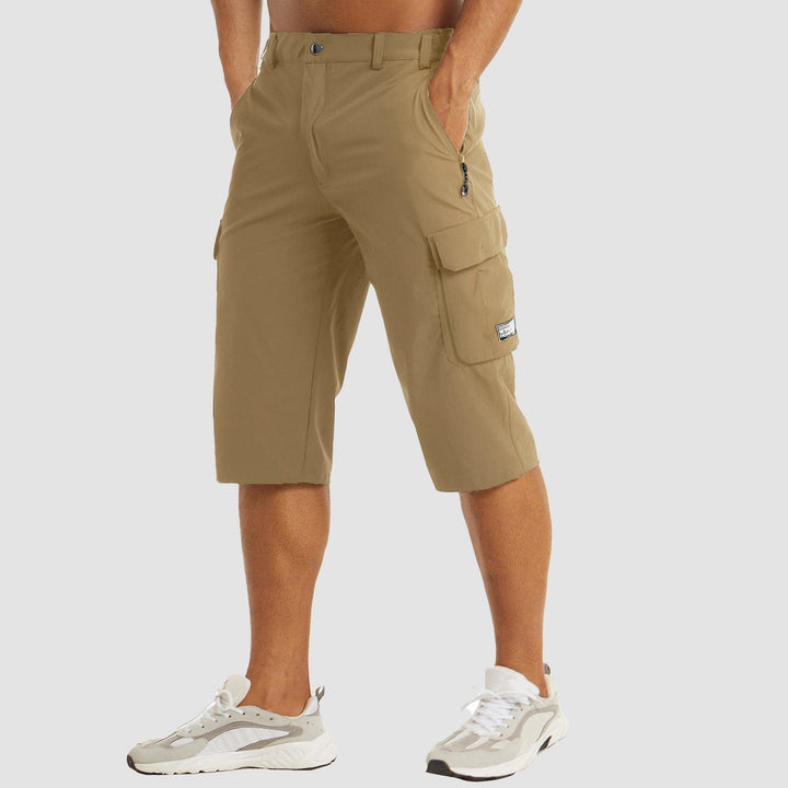 Terrain | Knee Length Multi Pocket Cargo Mens Shorts