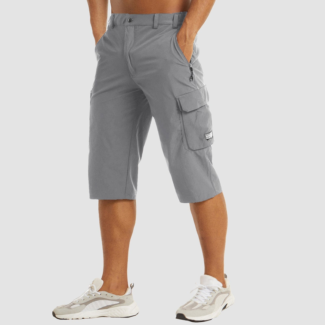 Terrain | Knee Length Multi Pocket Cargo Mens Shorts