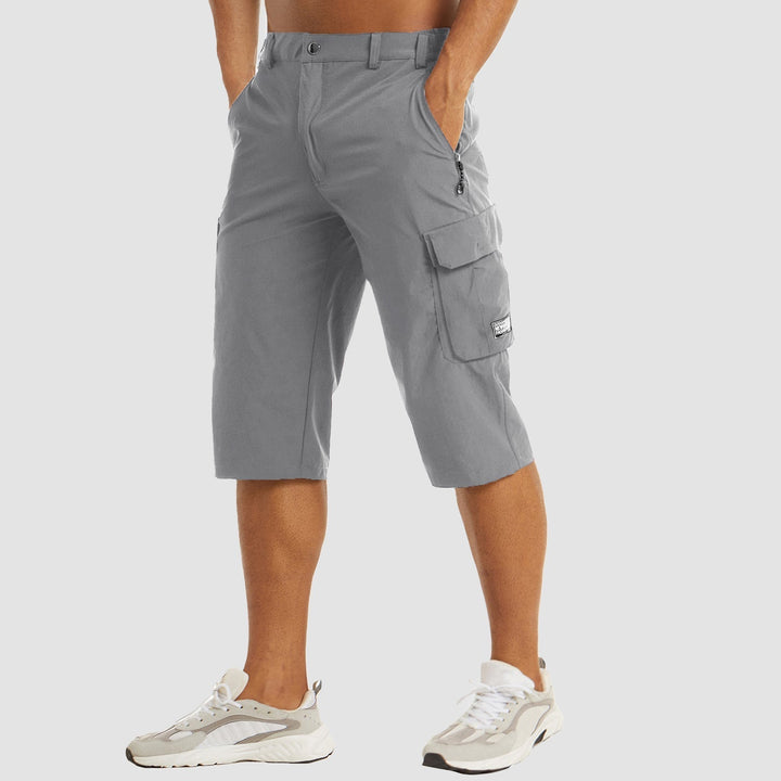 Terrain | Knee Length Multi Pocket Cargo Mens Shorts