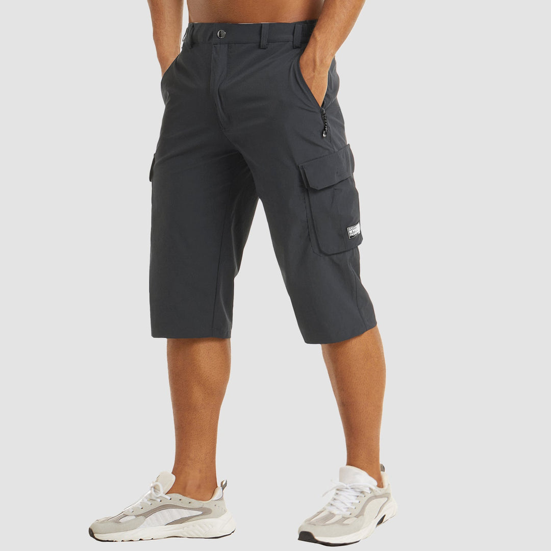 Terrain | Knee Length Multi Pocket Cargo Mens Shorts