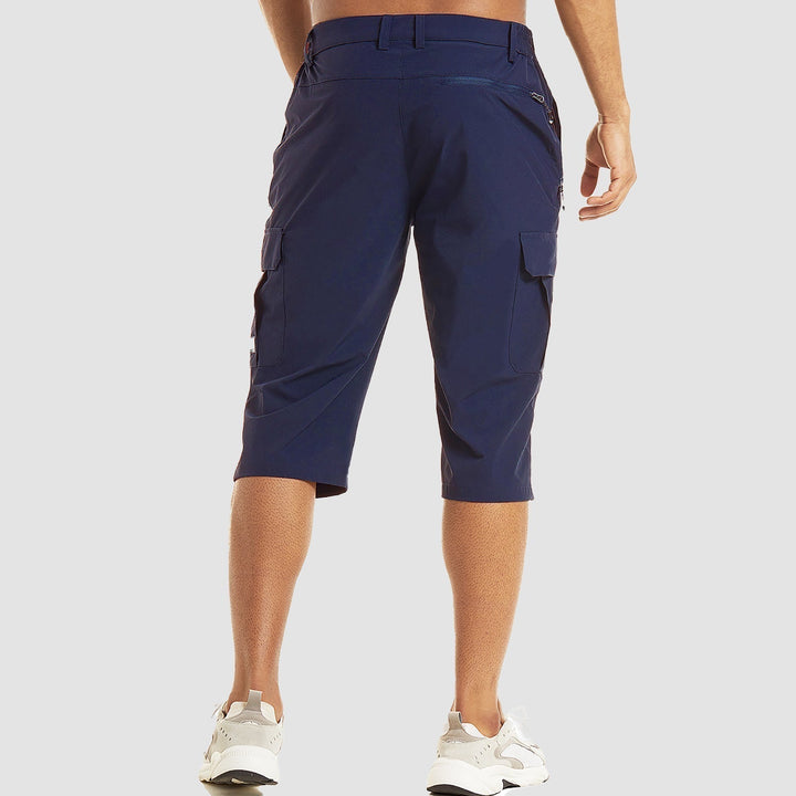 Terrain | Knee Length Multi Pocket Cargo Mens Shorts