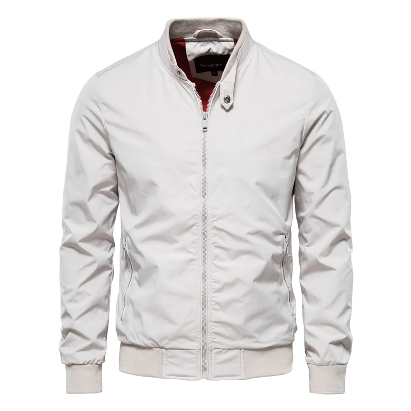 Hunter | Stand Collar Zip-Front Men's Bomber Jacket