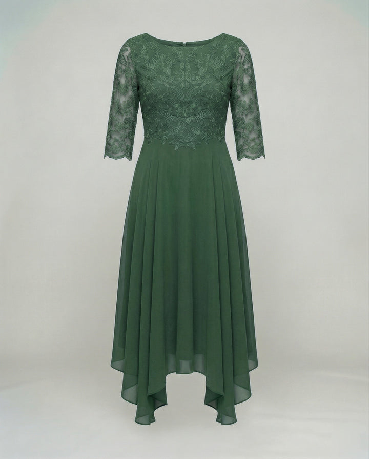 Serena | Lace Bodice Wedding Guest Dress