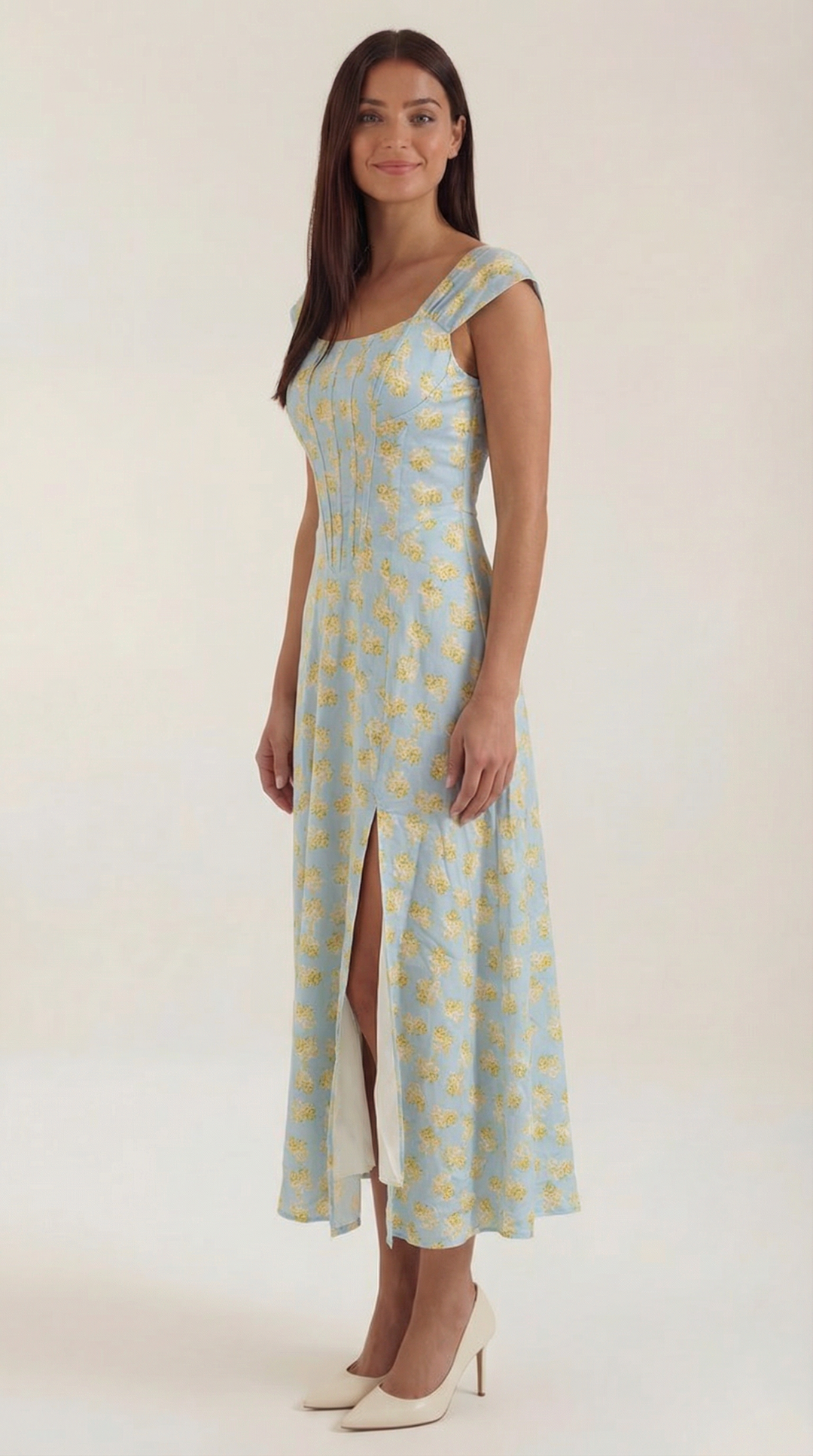 Dahlia | Women's Corset Bodice Boho Floral Summer Dress