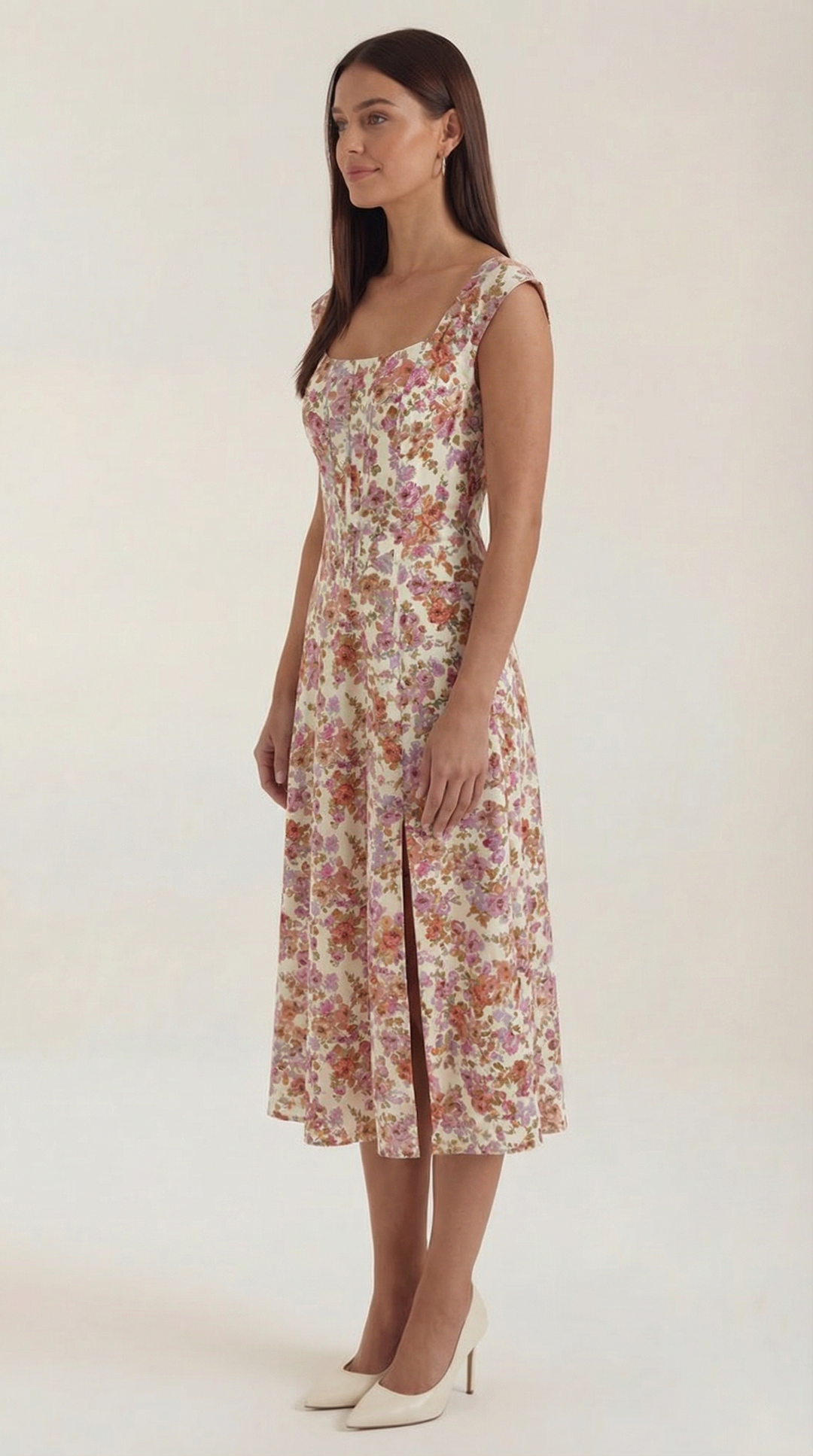 Dahlia | Women's Corset Bodice Boho Floral Summer Dress