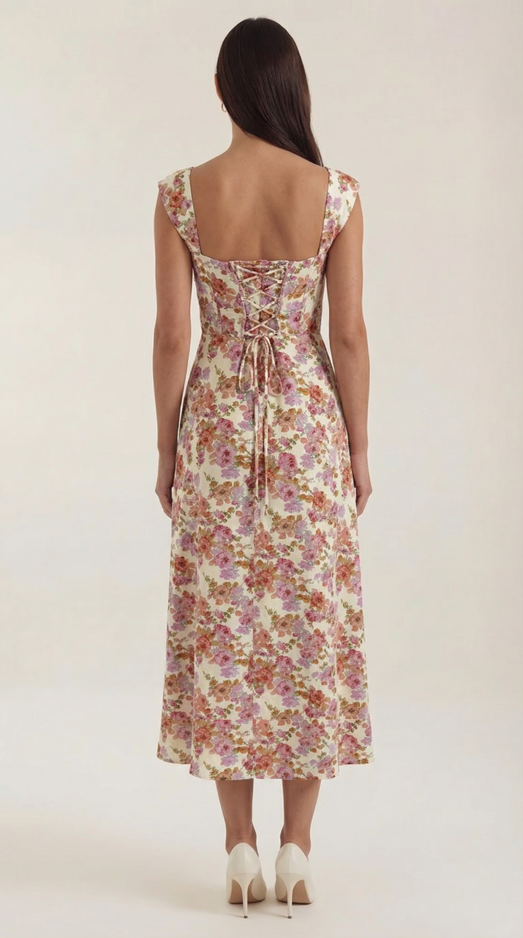 Dahlia | Women's Corset Bodice Boho Floral Summer Dress