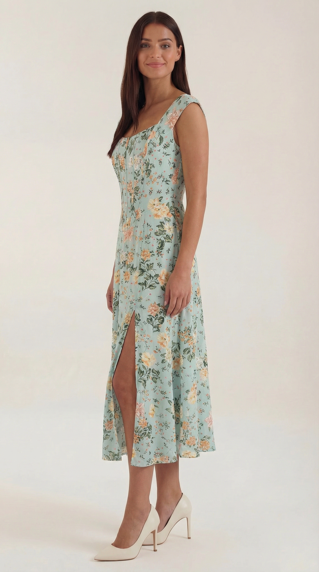 Dahlia | Women's Corset Bodice Boho Floral Summer Dress