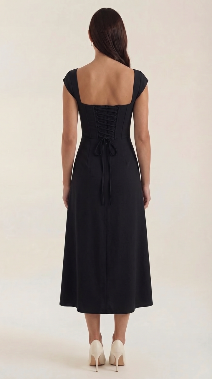 Dahlia | Women's Corset Bodice Boho Floral Summer Dress