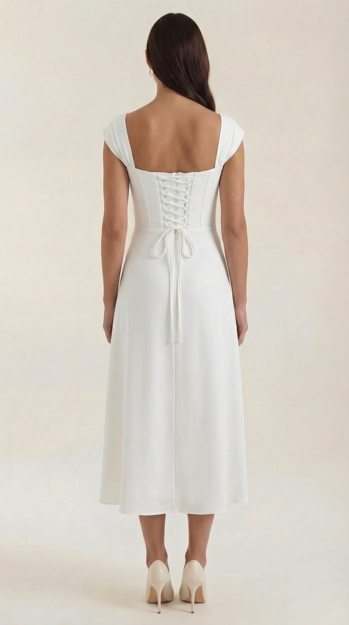 Dahlia | Women's Corset Bodice Boho Floral Summer Dress