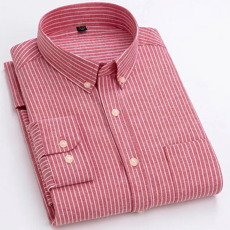 Lucas | Striped Oxford Button-Down Shirt