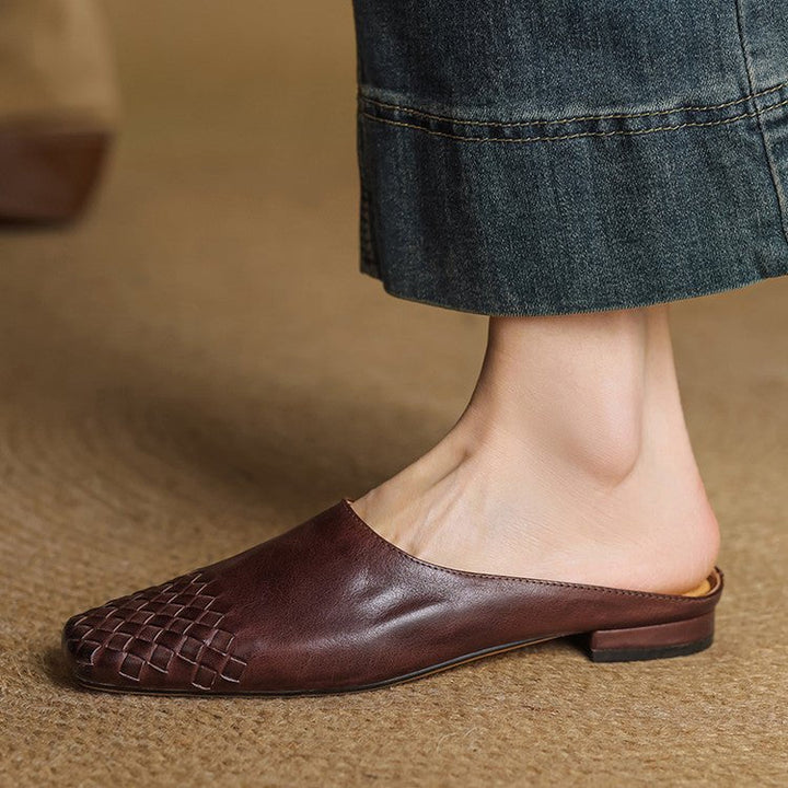Tessera | Woven Leather Orthopedic Flats for Women