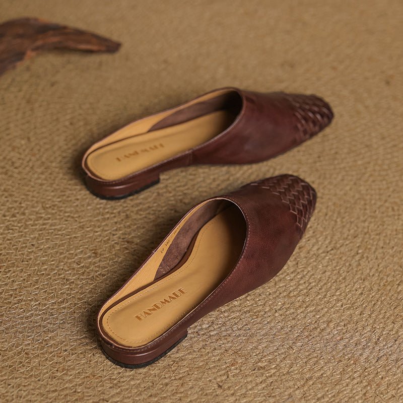 Tessera | Woven Leather Orthopedic Flats for Women