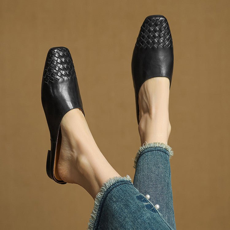 Tessera | Woven Leather Orthopedic Flats for Women