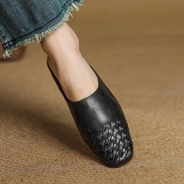 Tessera | Woven Leather Orthopedic Flats for Women