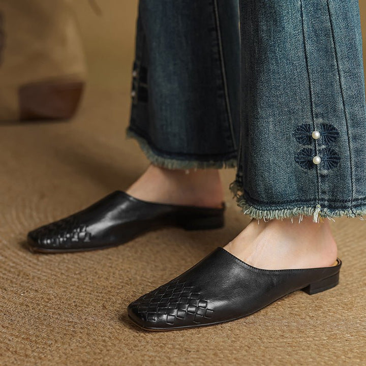 Tessera | Woven Leather Orthopedic Flats for Women