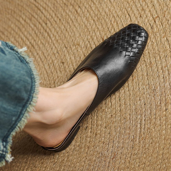 Tessera | Woven Leather Orthopedic Flats for Women