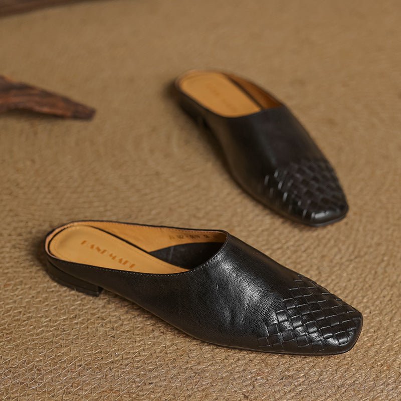 Tessera | Woven Leather Orthopedic Flats for Women