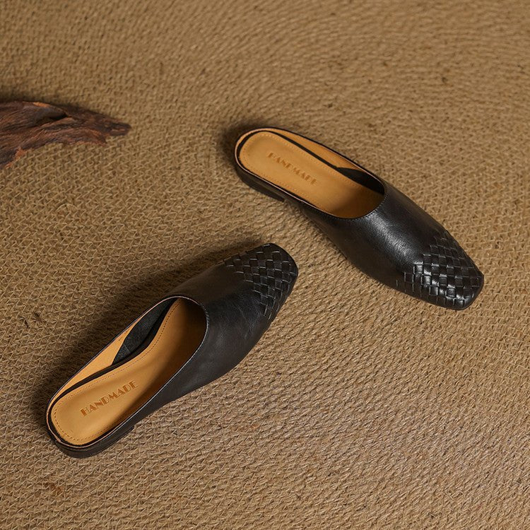 Tessera | Woven Leather Orthopedic Flats for Women