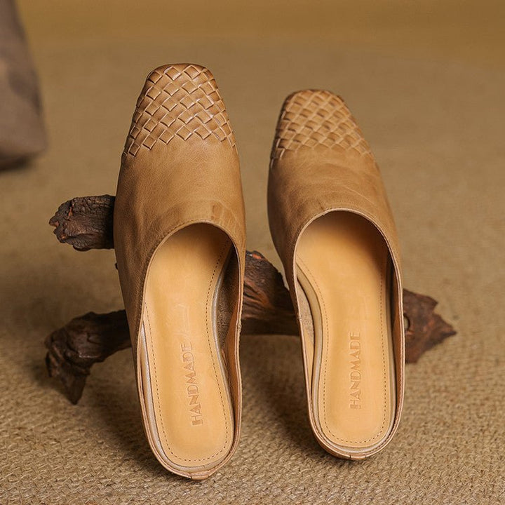 Tessera | Woven Leather Orthopedic Flats for Women