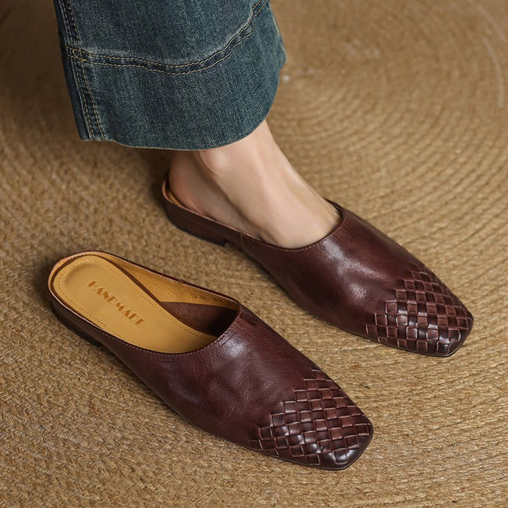 Tessera | Woven Leather Orthopedic Flats for Women